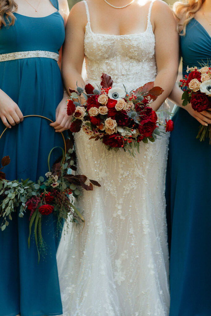 close up of bouquets