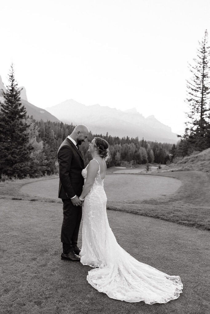 stewart creek wedding in canmore, alberta