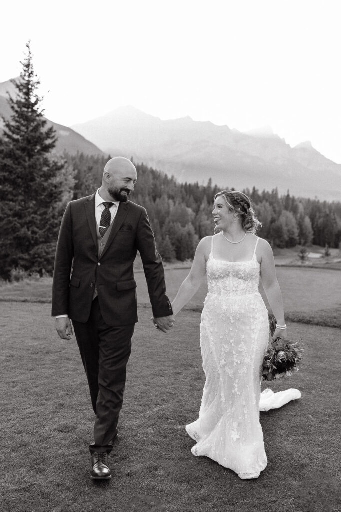 stewart creek wedding in canmore, alberta