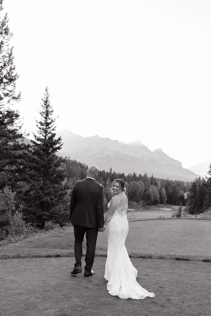 stewart creek wedding in canmore, alberta