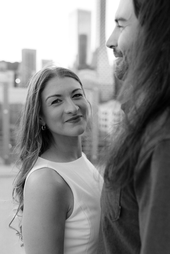 a couple in downtown calgary, alberta