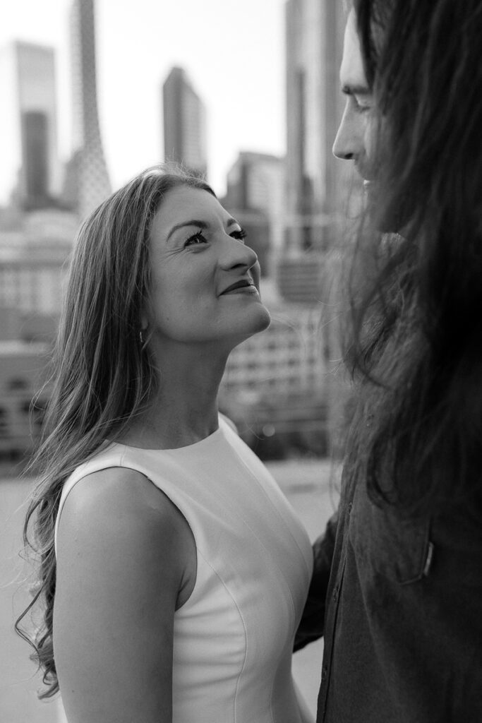 a couple in downtown calgary, alberta